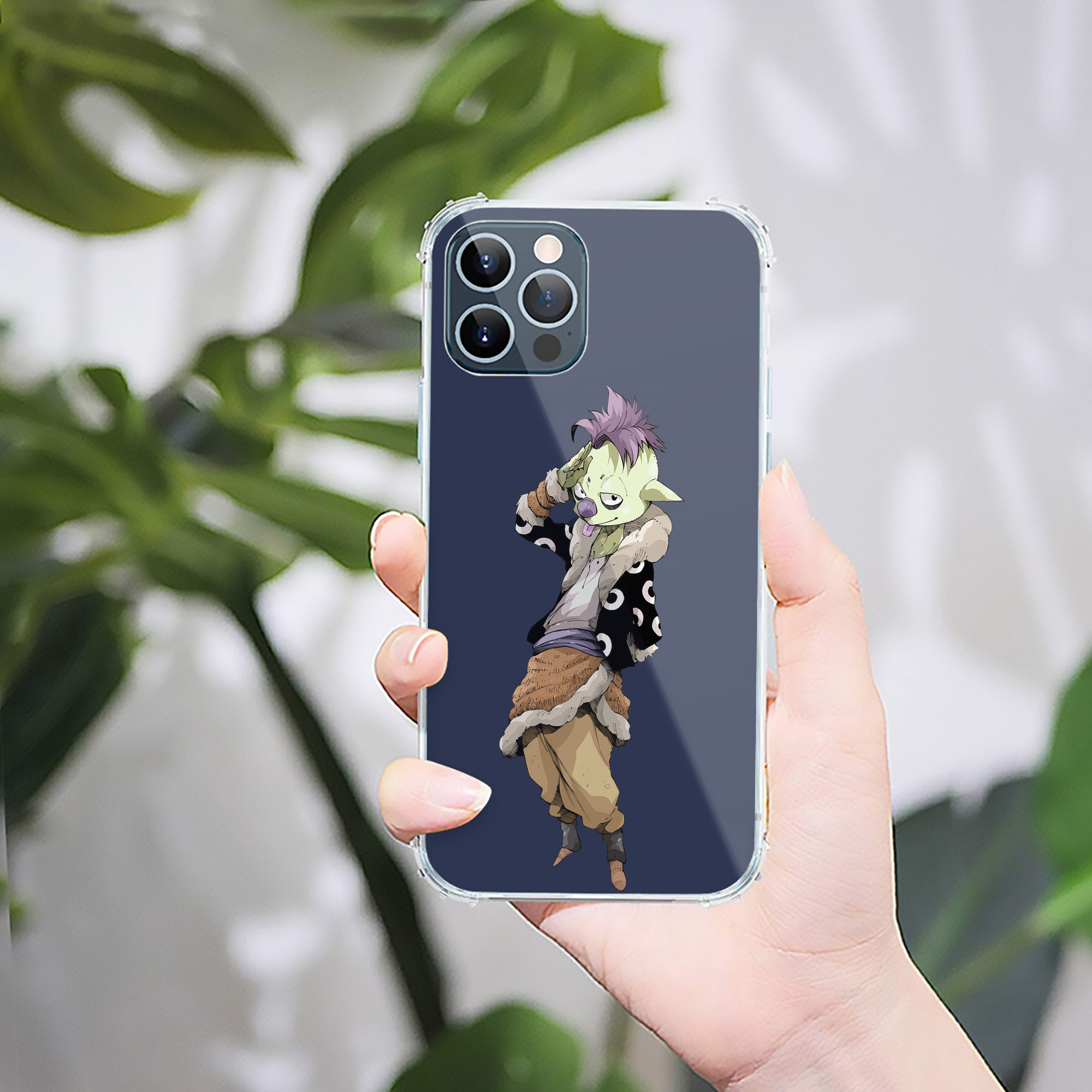 （画像用） 転スラ Regarding Reincarnated to Slime 【iPhone 12シリーズ対応】透明スマホケース（クリアソフトケース）